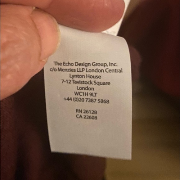 Burgundy Cape by Echo - Picture 4 of 6